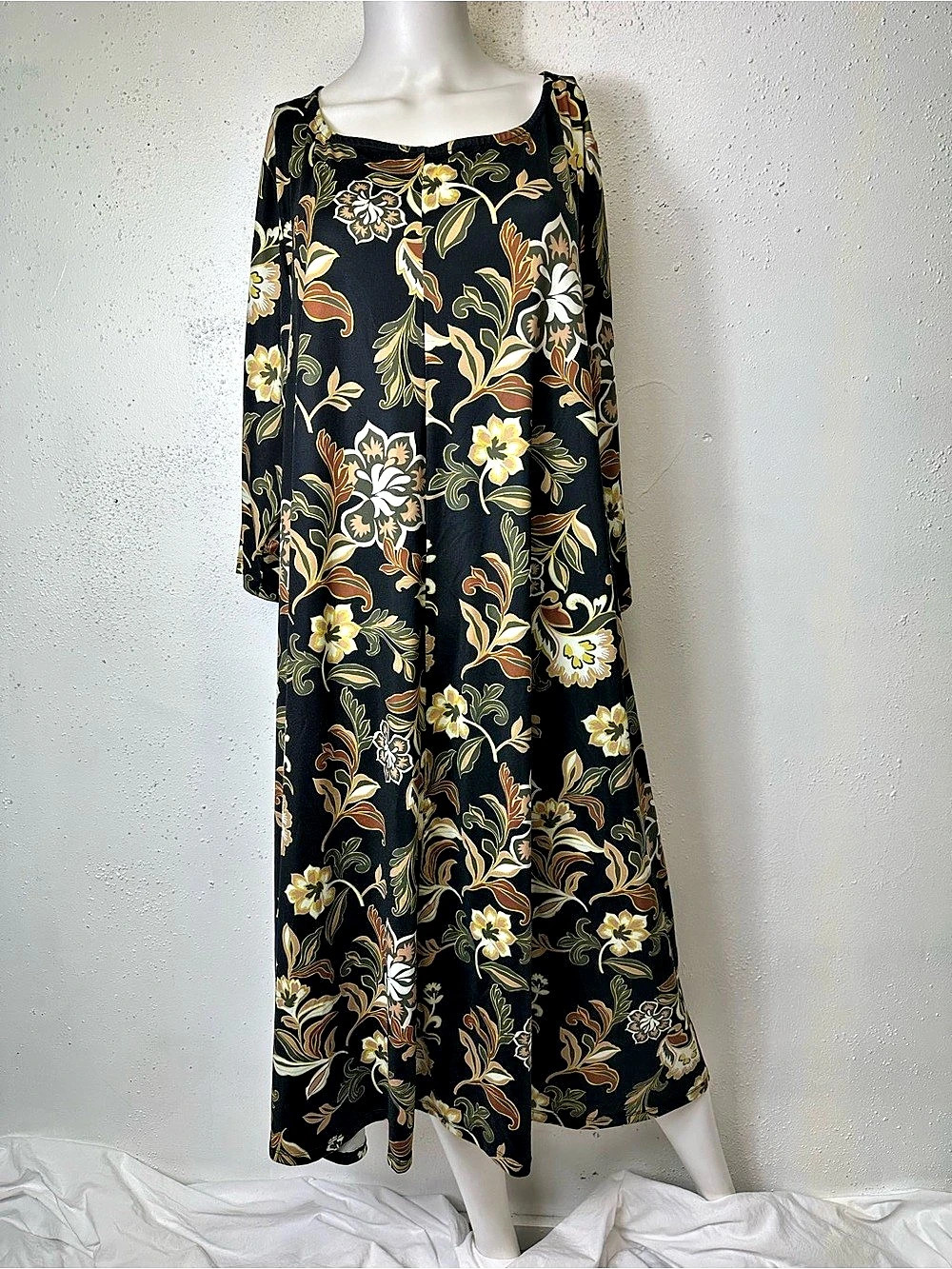 ROAMANS BRAND SIZE 3X Multicolored Long Dress Poly Blend